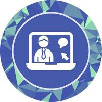 Online Interview Vector Icon