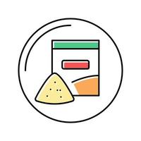 snacks department store color icon vector illustration