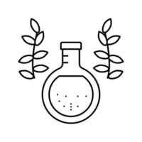 elixir phytotherapy line icon vector illustration