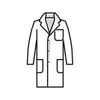 lab outerwear male color icon vector illustration