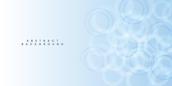 Blue abstract circle ornament pattern background illustration template design vector