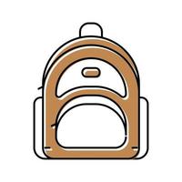 accessory bag woman color icon vector illustration