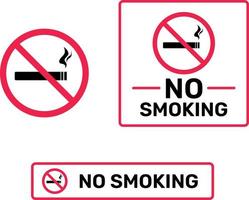 No smoking sign vector