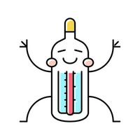 thermometer tool color icon vector illustration