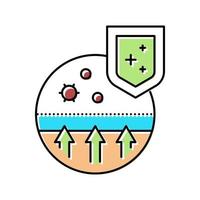 passive immunity color icon vector illustration