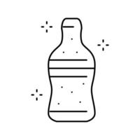 cola jalea caramelo gomoso línea icono vector ilustración