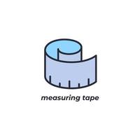 Measure Tape Icon In Purple And White Color. 24198261 Vector Art at Vecteezy