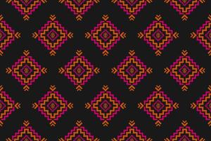 Geometric ethnic seamless pattern traditional. Aztec ethnic ornament print. Tribal pattern style. vector