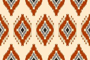 Abstract ethnic pattern art. Ikat seamless pattern traditional. American, Mexican style. vector