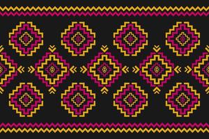 Carpet tribal pattern art. Geometric ethnic seamless pattern traditional. American, Mexican style. vector