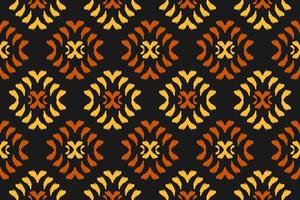Abstract ethnic pattern art. Ikat seamless pattern traditional. American, Mexican style. vector