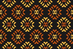 Abstract ethnic pattern art. Ikat seamless pattern traditional. American, Mexican style. vector