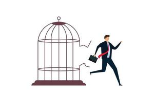 Breaking out of his usual comfort zone, the ambitious entrepreneur bent the iron rod and escaped the birdcage trap
