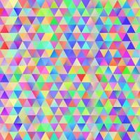 Digital colorful pattern with messy triangles grid vector
