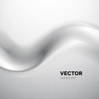 Abstract vector background with gray smoke wave