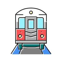 metro nueva york color icono vector ilustración