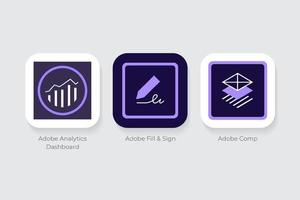 Adobe Analytics Dashboard, Fill and sign, Comp logos vector