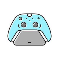 controller stand color icon vector illustration