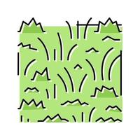 meadow park grass color icon vector illustration