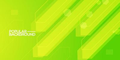 Abstract bright green banner background template vector with shiny lines and lights. Green background with strong pattern design.Eps10 vector