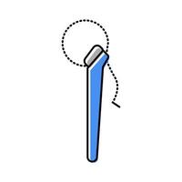 chain wrench tool color icon vector illustration