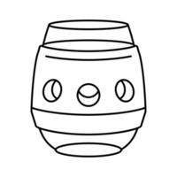 cup wine glass line icon vector illustration