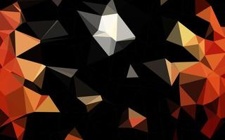 Dark Red, Yellow vector triangle mosaic cover.