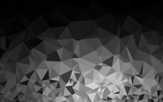 plata oscura, telón de fondo de mosaico abstracto vector gris.