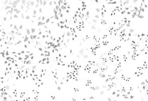 Light silver, gray vector pattern with chaotic shapes.