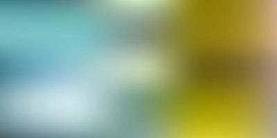 Light blue, yellow vector abstract blur backdrop.