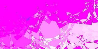 Light Purple, Pink vector background with triangles.