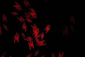 Dark Red vector template with repeated sticks.