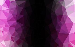 Light Pink vector shining triangular pattern.