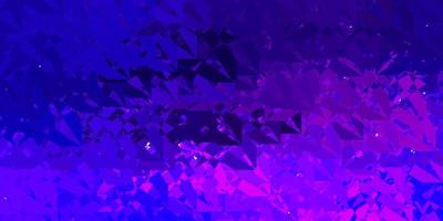 Dark Purple, Pink vector texture with random triangles.