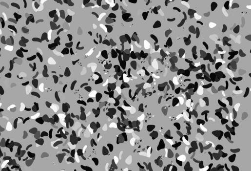 textura de vector gris plateado claro con formas aleatorias.