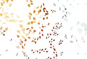 Light orange vector backdrop with abstract shapes.