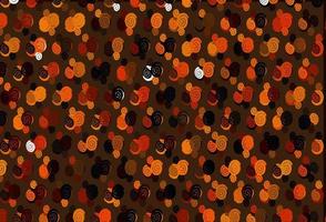 Light Orange vector pattern with lava shapes.