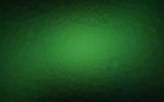 Dark Green vector abstract mosaic pattern.