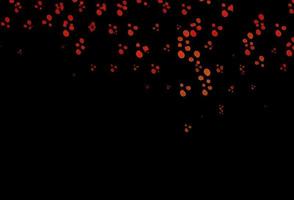 Dark Orange vector pattern with liquid shapes.