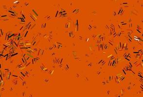 Light Orange vector pattern with narrow lines.