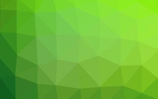 Light Green vector blurry triangle texture.