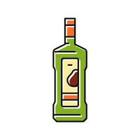 oil avocado color icon vector illustration