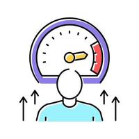 growth mindset soft skill color icon vector illustration