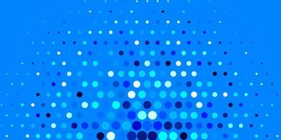 Dark BLUE vector background with spots.