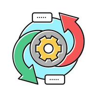 abstract converter color icon vector illustration