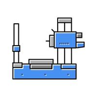 boring machine color icon vector illustration