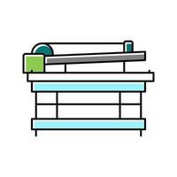 shaker table color icon vector illustration