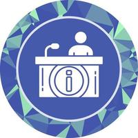Information Desk Vector Icon