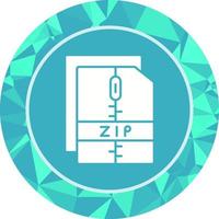 icono de vector de archivo zip