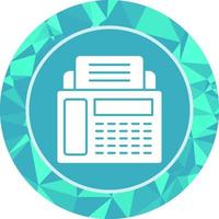 Fax Machine Vector Icon